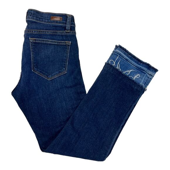 Principle Denim Optimist Ankle cropped Jeans fray raw hem - Picture 4 of 8